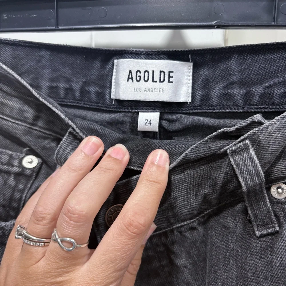 AGOLDE Criss Cross Jeans in Savage